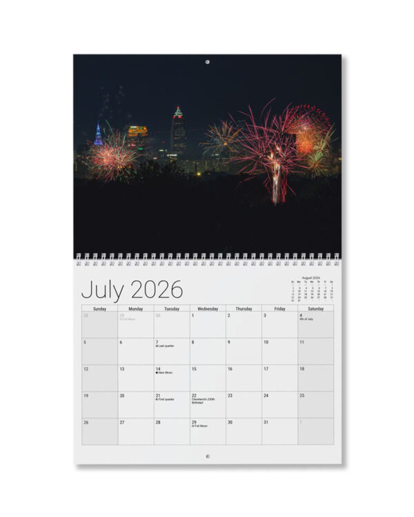 2026 Calendar – Cleveland Skyline Edition