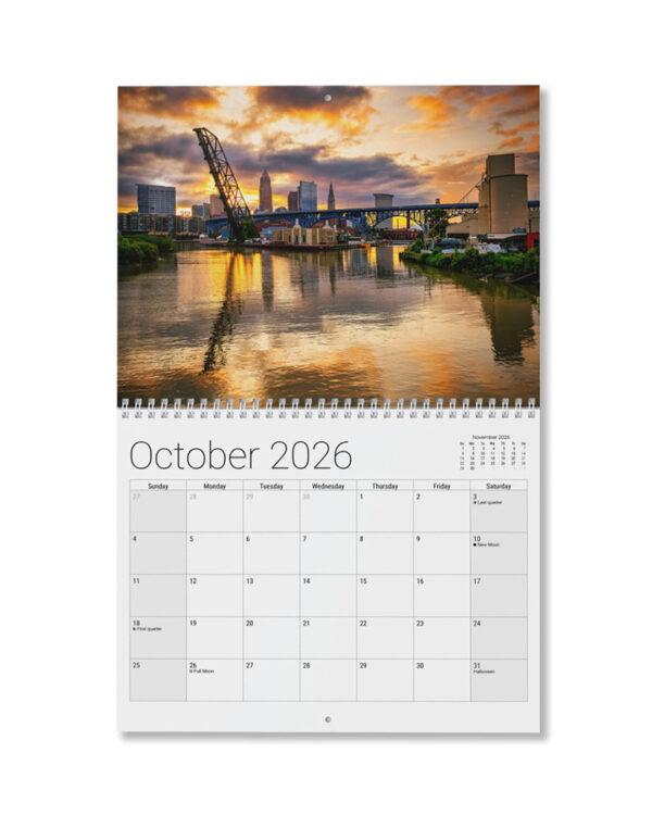 2026 Calendar – Cleveland Skyline Edition